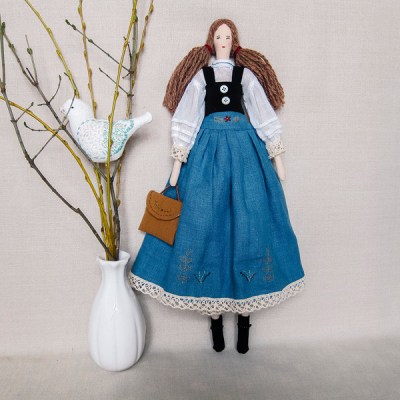 Текстильная кукла ручной работы Карина